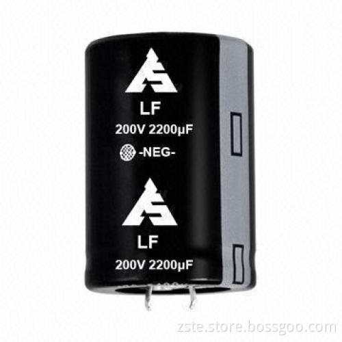 Snap-in Aluminum Electrolytic Capacitor with Rated Voltage of 400V